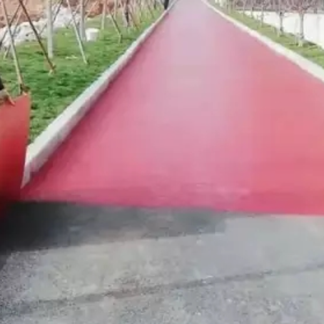 孝感​ 彩色路面喷涂翻新是一种低成本